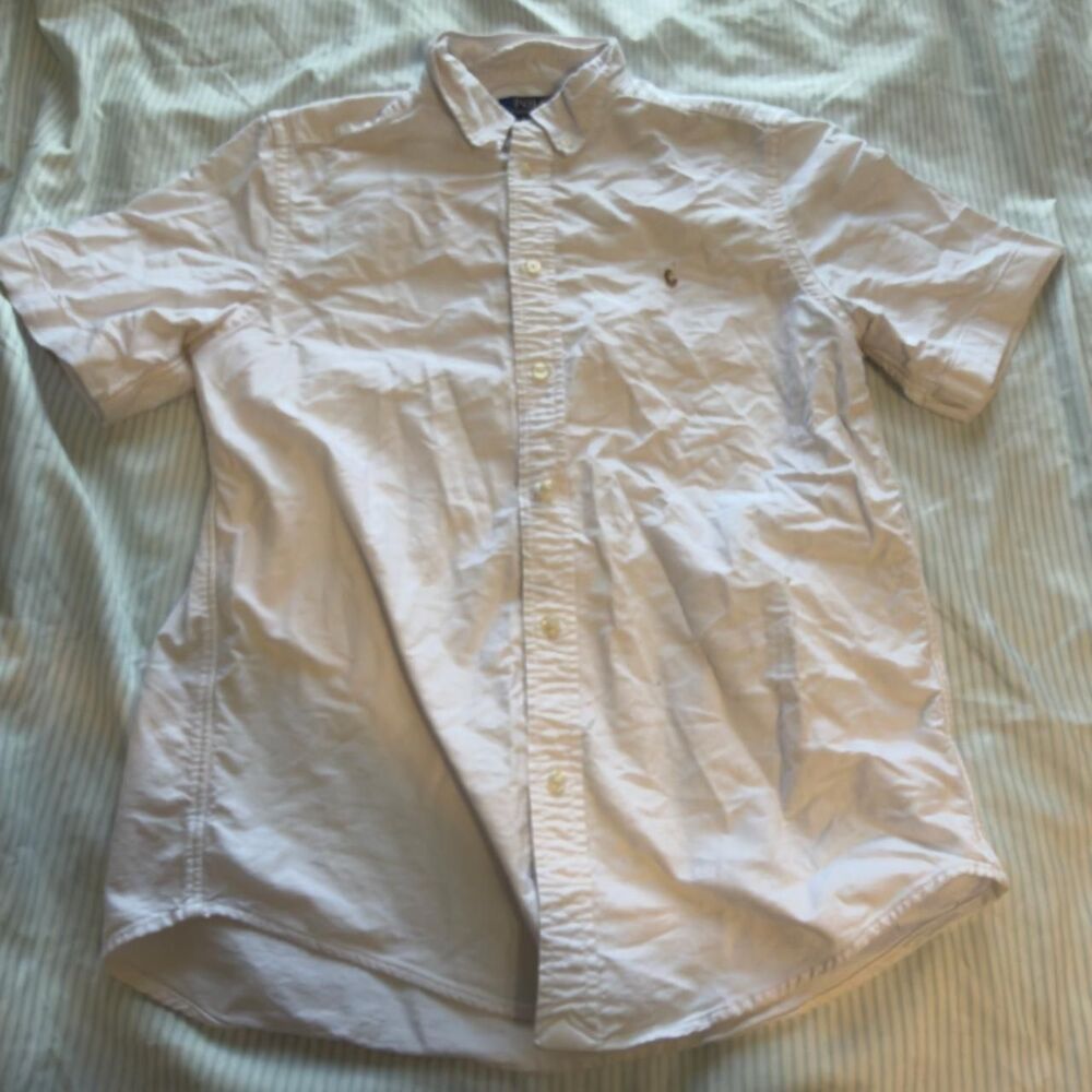 Ralph Lauren white button up shirt Size XL #preppy #classic